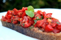 Baby bruschetta
